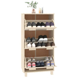Scarpiera HAMAR ambra 59,5x35x117 cm in Legno Massello di Pino