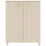 Scarpiera HAMAR ambra 85x40x108 cm in Legno Massello di Pino