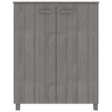 Scarpiera HAMAR Grigio Chiaro 85x40x108 cm in Legno di Pino
