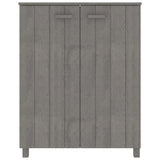 Scarpiera HAMAR Grigio Chiaro 85x40x108 cm in Legno di Pino