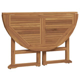 Set da Pranzo Pieghevole per Esterni 5pz Legno Massello di Teak