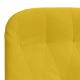 Sedia Relax Giallo Senape in Velluto