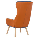 Poltrona Rilassante Blu in Tessuto e PVC