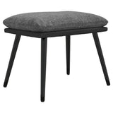 Sgabello Grigio Chiaro 45x29,5x35cm in Tessuto e Similpelle