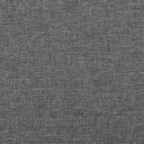 Sgabello Grigio Chiaro 45x29,5x35cm in Tessuto e Similpelle
