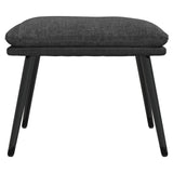 Sgabello Grigio Scuro 45x29,5x35 cm in Tessuto e Similpelle