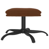 Sgabello Marrone 60x60x36 cm in Microfibra