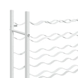 Portabottiglie per 48 Bottiglie Bianco in Metallo