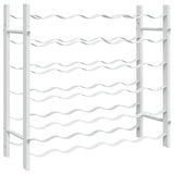 Portabottiglie per 36 Bottiglie Metallo Bianco