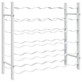 Portabottiglie per 36 Bottiglie Metallo Bianco