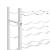 Portabottiglie per 36 Bottiglie Metallo Bianco