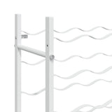 Portabottiglie per 96 Bottiglie Metallo Bianco