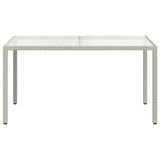 Set Mobili da Giardino 5 pz con Cuscini in Polyrattan Bianco