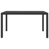 Set da Pranzo per Giardino 5 pz con Cuscini Polyrattan Grigio
