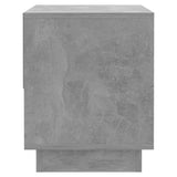 Comodini 2 pz Grigio Cemento 45x34x44 cm in Truciolato
