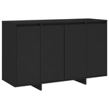 Credenza Nera 120x41x75 cm in Truciolato
