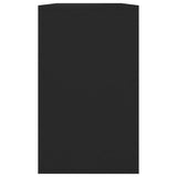 Credenza Nera 120x41x75 cm in Truciolato