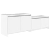 Mobile TV Bianco 146,5x35x50 cm in Truciolato