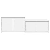 Mobile TV Bianco 146,5x35x50 cm in Truciolato