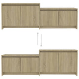 Mobile TV Rovere Sonoma 146,5x35x50 cm in Truciolato