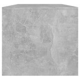 Tavolino Salotto Grigio Cemento 102x50x45 cm Legno truciolato
