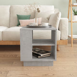 Tavolino Salotto Grigio Cemento 40x40x43 cm Legno truciolato