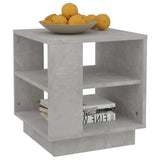 Tavolino Salotto Grigio Cemento 40x40x43 cm Legno truciolato