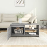 Tavolino da Salotto Grigio Sonoma 102x50x45cm Legno truciolato