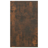 Credenza 3 Cassetti Rovere Fumo 120x41x75 cm Legno truciolato