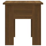 Tavolino da Salotto Rovere Marrone 40x40x42 cm in Truciolato
