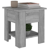 Tavolino da Salotto Grigio Sonoma 40x40x42 cm Legno truciolato