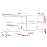 Scarpiera Marrone Ambra 110x34x45 cm in Legno Massello di Pino