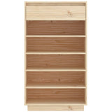 Scarpiera 60x34x105 cm in Legno Massello di Pino