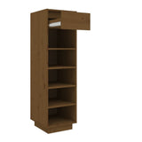 Scarpiera ambra 30x34x105 cm in Legno Massello di Pino