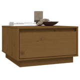 Tavolino da Salotto ambra 55x56x32 cm in Legno Massello di Pino