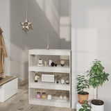 Libreria/Divisorio Grigio Cemento 80x30x103cm Legno truciolato