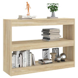 Libreria/Divisorio Rovere Sonoma 100x30x72 cm