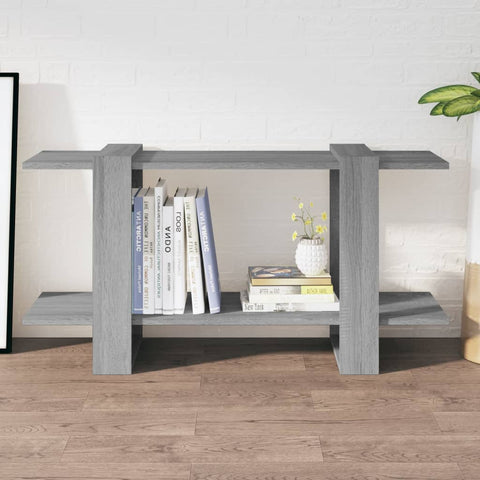 Libreria Grigio Marrone 100x30x51 cm in Legno truciolato