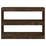 Libreria/Divisorio Rovere Fumo 100x30x72 cm