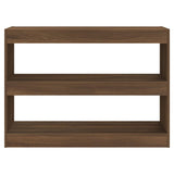 Libreria/Divisorio Rovere Marrone 100x30x72 cm
