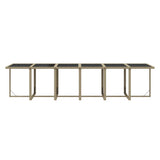 Set da Pranzo per Giardino 17pz con Cuscini in Polyrattan Beige
