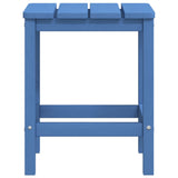 Sedia da Giardino con Tavolo Adirondack in HDPE Blu