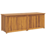 Cassa da Giardino 150x50x55 cm in Legno Massello di Teak