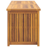Cassa da Giardino 150x50x55 cm in Legno Massello di Teak