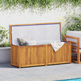 Cassa da Giardino 150x50x55 cm in Legno Massello di Teak
