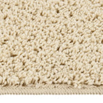 Tappeto Shaggy Crema 200x290 cm Antiscivolo