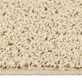 Tappeto Shaggy Crema 200x290 cm Antiscivolo