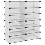 Scarpiera Trasparente 94,5x36,5x106 cm in PP