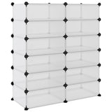 Scarpiera Trasparente 94,5x36,5x106 cm in PP