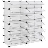 Scarpiera Trasparente 94,5x36,5x106 cm in PP